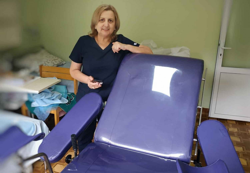 Вітаємо лікарню Верховини з придбанням гінекологічного столу